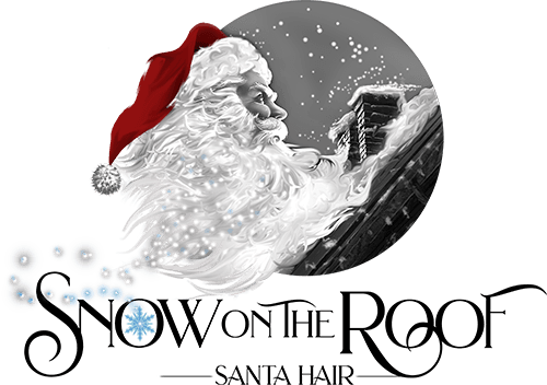 Snow on the Roof Santa Hair